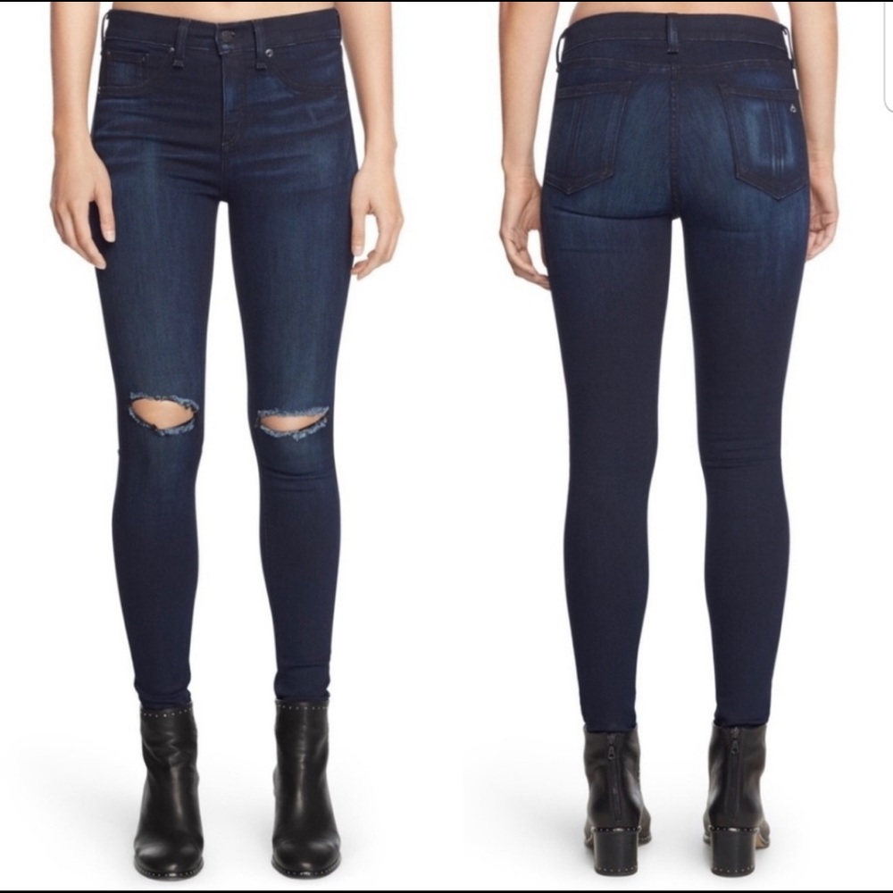 Rag and Bone/JEAN 10 inch Skinny in Mojave